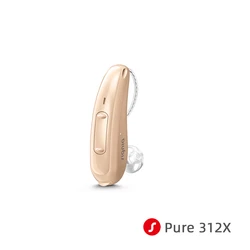 Pure 312 X with Signia Xperience platform fully-featured Bluetooth connectivity T-coil is available for the hearing loss deaf