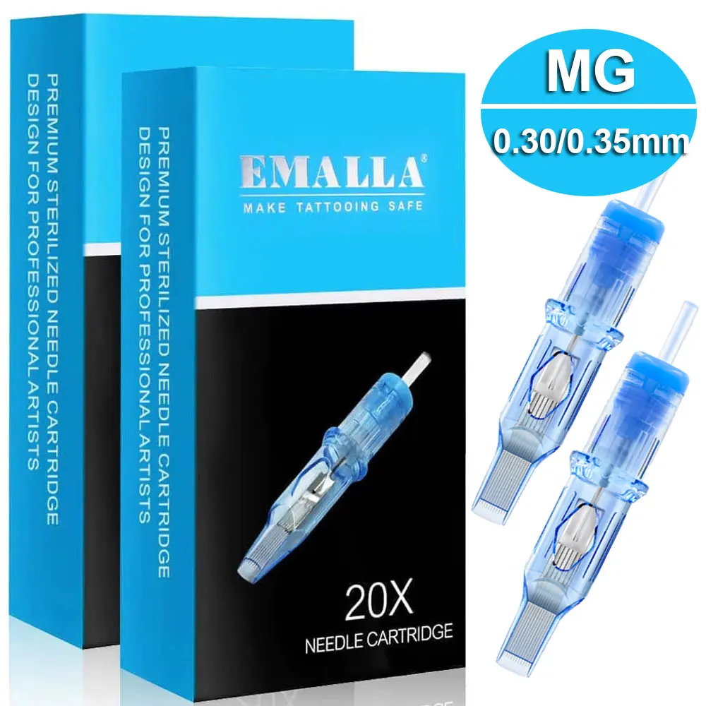 

20/10PCS EMALLA ELIOT MG Tattoo Cartridge Needles Magnum Disposable Sterilize Tattoo Needles for Tattoo Machine Pen Supply