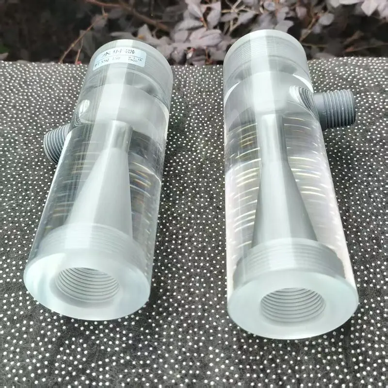 for Water Treatment Accessories SSQ Water Injector Plexiglass Transparent Jet Venturi Inner Wire Interface