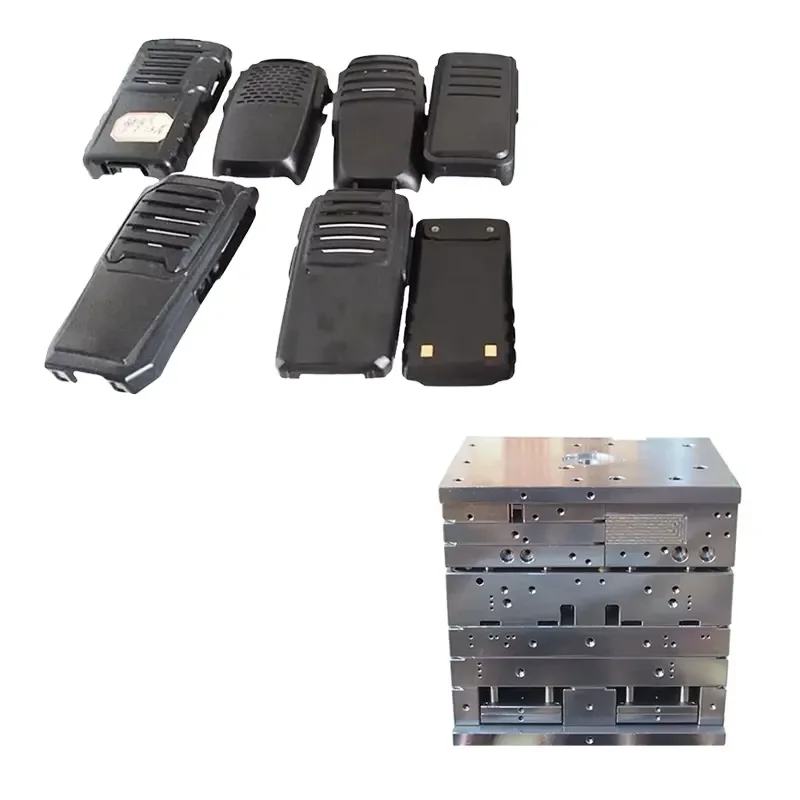 Custom Precision ABS Plastic Mold Maker P20 Material Cold Runner for Household Use with Walkie-Talkie PP PVC PC