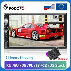 Podofo 2 din Autoradio 7 