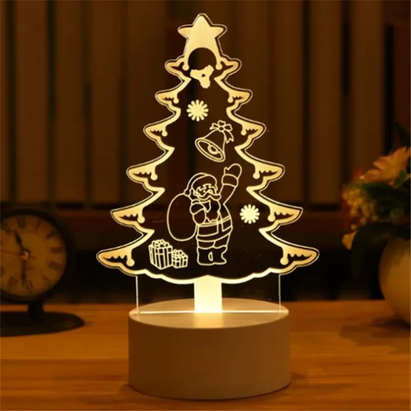 Luces Led acrílicas 3D de amor romántico para el hogar, luz nocturna para niños, lámpara de mesa, decoración de fiesta de cumpleaños, lámpara de