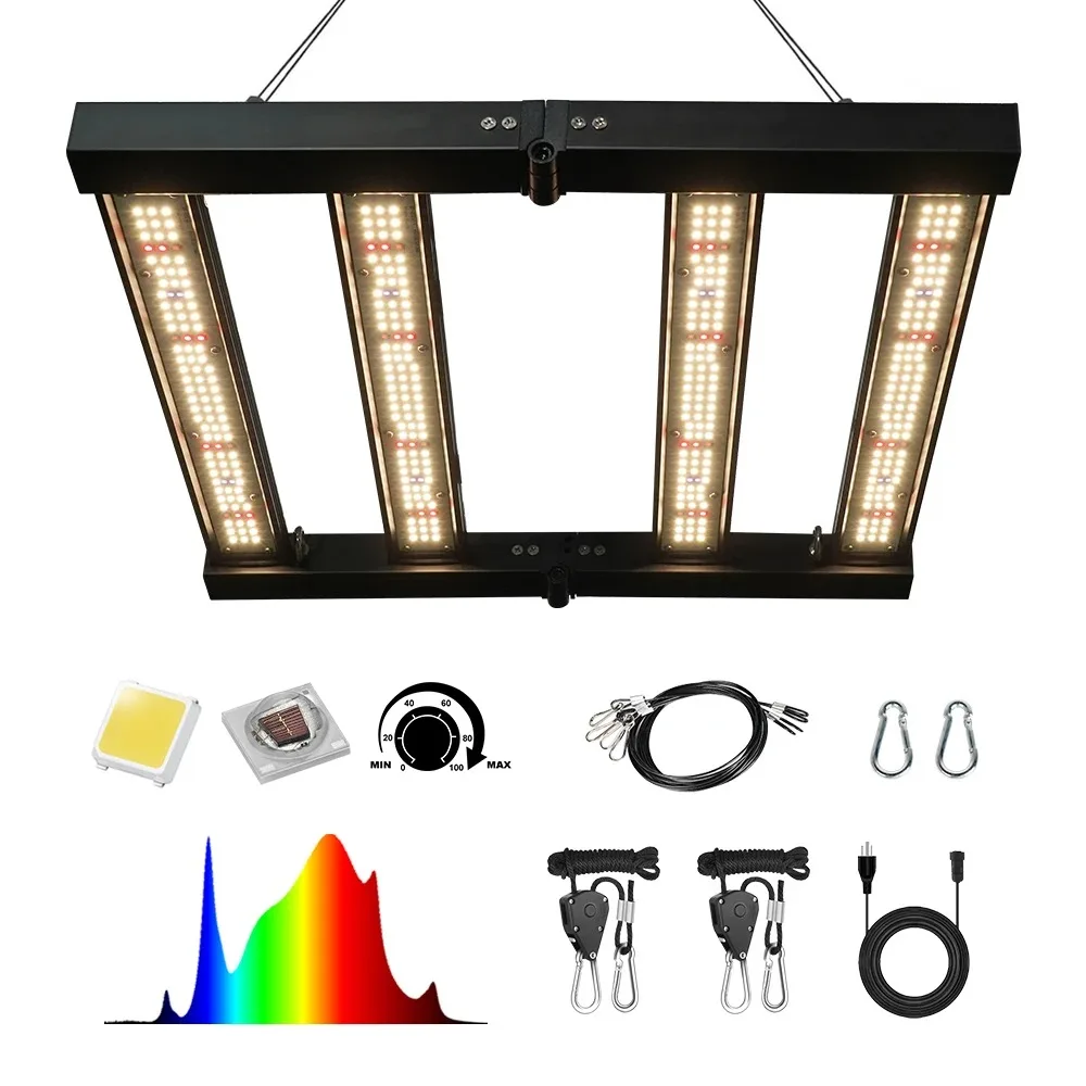 

Full Spectrum Led Grow Light Chicken Farm Led Tube Foldable Full Spectrum Led Grow Light Bar 100W for Light Hydroponic Diy