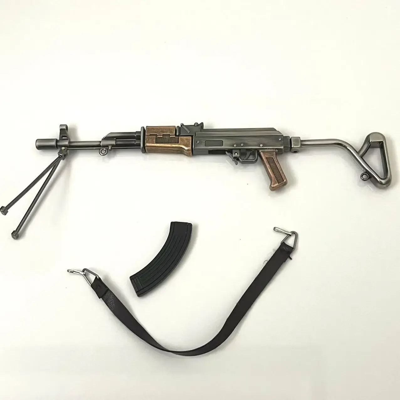 طوي 20 سنتيمتر AK بندقية نموذج سبيكة مسدس صغير نموذج PUBG Jedi مسدس لعبة تململ لعبة مكتب زخرفة الديكور الصبي الكبار هدية