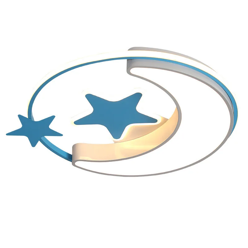 

Children's room bedroom girl princess star moon ceiling lamp