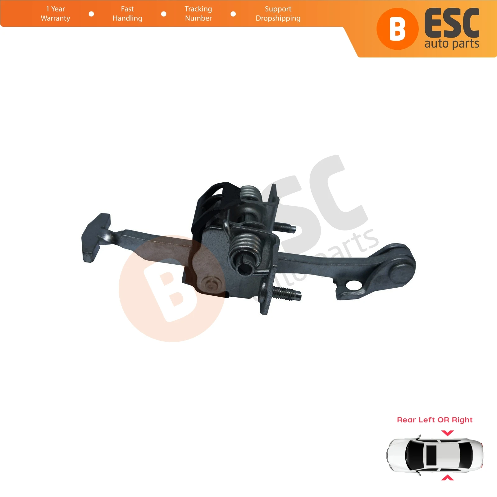 EDP827 Rear Left OR Right Door Catch Hinge Brake Stop Check Strap Limiter 9181K4 for Citroen C4 Picasso MK1 Grand 2006-2013