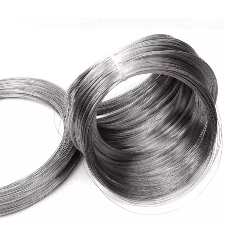 Stainless Steel Soft/Hard Steel Wire Diameter 0.05-6mm Single Strand Lashing Soft Iron Wire Rustproof