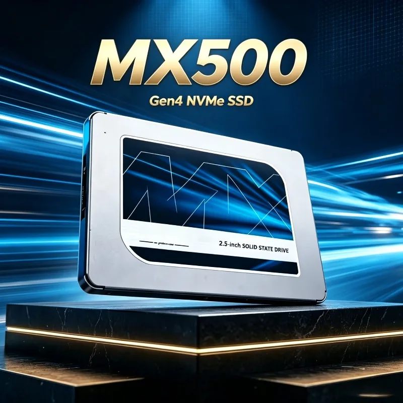 For Crucial SATA3 2.5 Inch MX500 SSD 250GB 500GB 1TB 2TB High Speed Internal Solid State Drive for Laptop Desktop PC