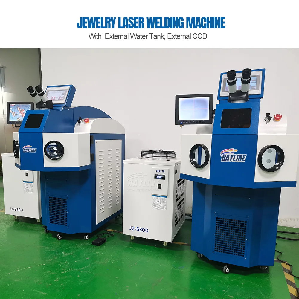 200W Desktop Jewelry Spot Laser Welding Machine with Water Chiler CCD Microscpoe For Gold Silver Jewellery Necklace Repair Made