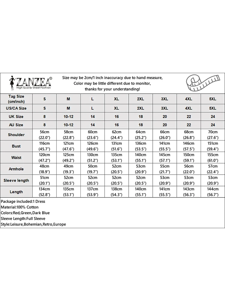 ZANZEA moda floreale stampato vestito estivo autunno donna vintage manica lunga bavero collo camicia abito sciolto cotone bohemien vestido