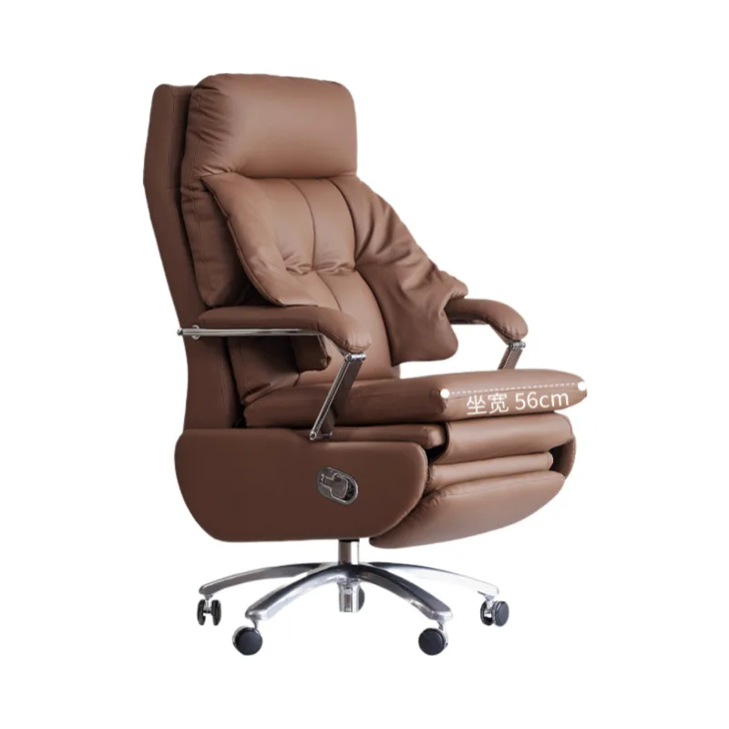 Sitting in an office chair Computer ergonomic chair reclining
