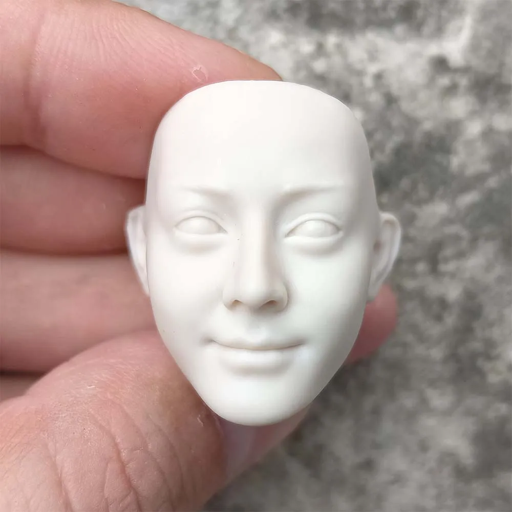 Dilraba женская голова резьба по дереву Азия певец звезда кукла Неокрашенная бледная кукла модель масштаба 1/6 экшн-фигурка солдат игрушки