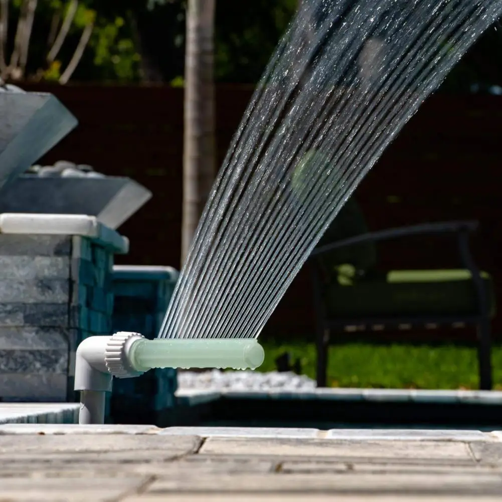 Practical Pool Sprinkler  Luminous Eco-friendly Pool Waterfall  Swimming Pool Fountains Return Jets