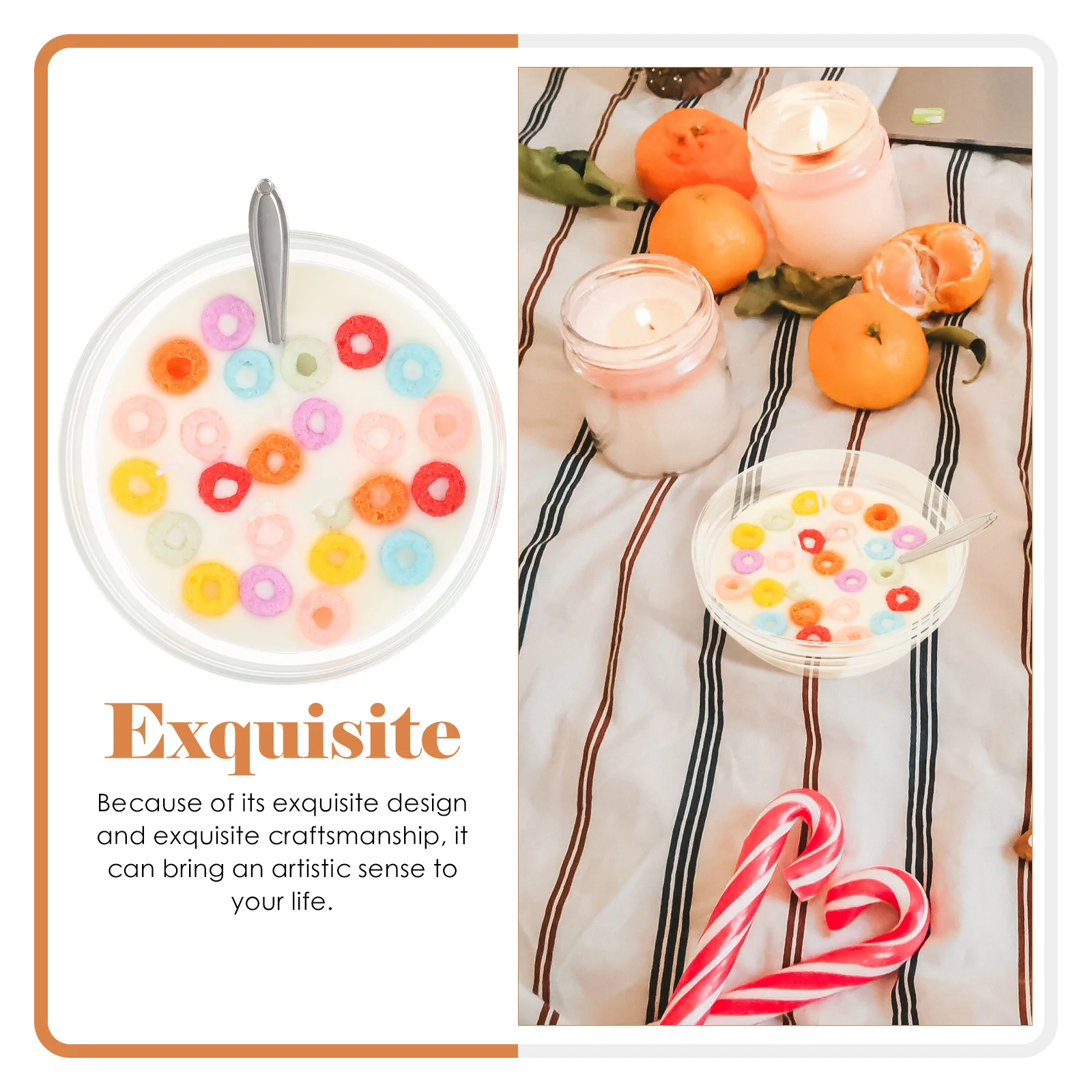 

Aromatherapy Cereal Bowl Scented Handmade Oatmeal Shape Decorative Home Desktop Decor Simulation Food Pretend Photo Prop