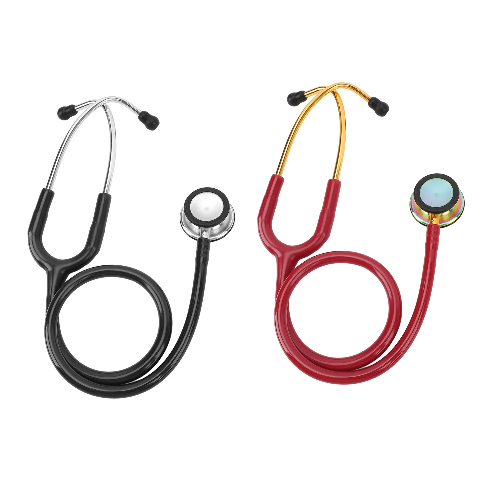 Dual Use Dual Head Stethoscope Lightweight Stainless Steel Stethoscope for Adults Children Home Use Clinical Stethoscope