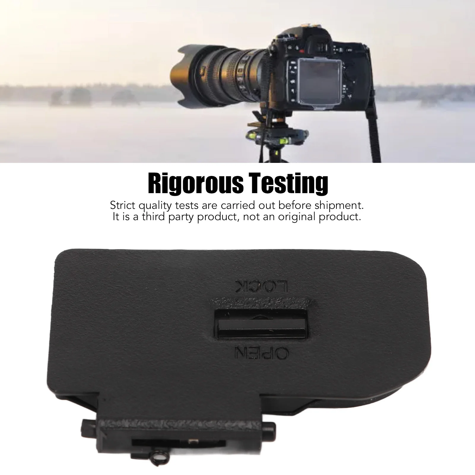 

Battery Door Cover Metal and ABS Camera Battery Lid Rigorous Testing Accurate Processing Lightweight for Repair Parts