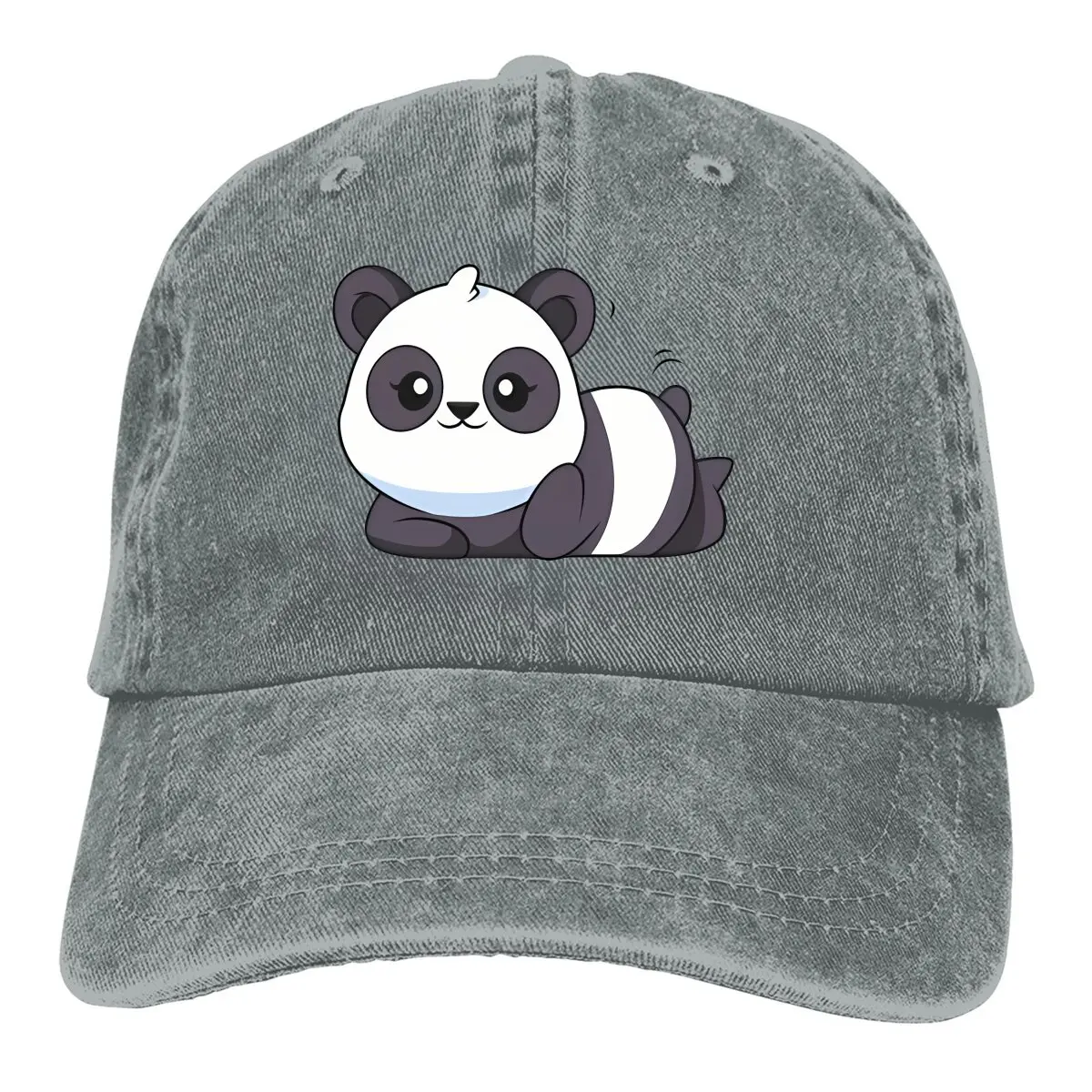 

Cute Panda Animal Multicolor Hat Peaked Women's Cap Hi Personalized Visor Protection Hats