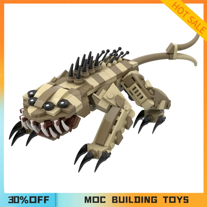 

346 шт. строительные блоки MOC Nexu Beast с арены по индивидуальному заказу, технологические кирпичи, креативные сборные игрушки «сделай сам», праздничные подарки