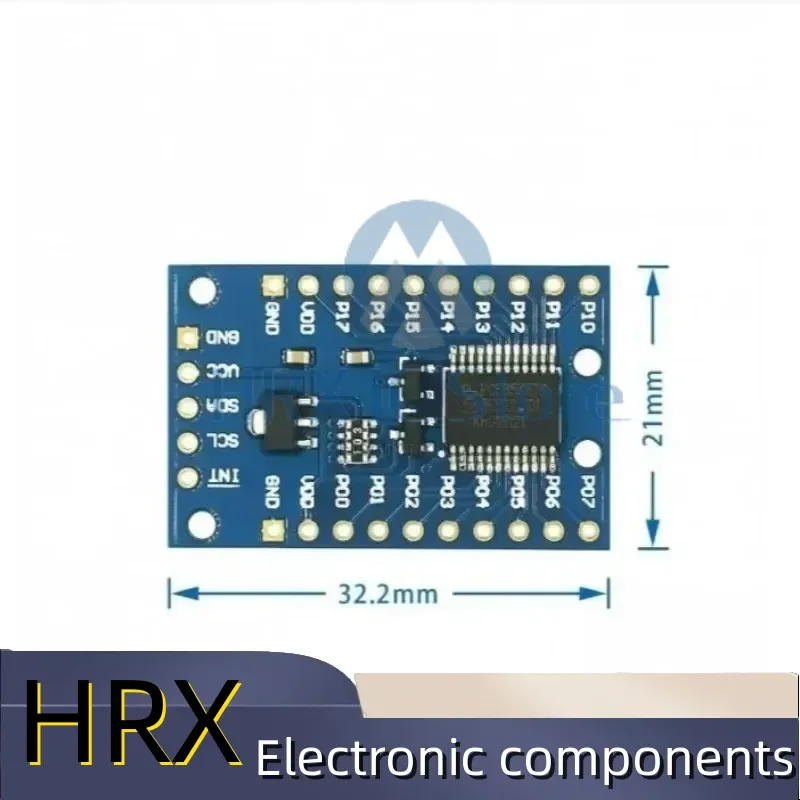 PCF8575 Module Expansion IO port Expander board DC 2.5-5.5V I2C communication control 16 IO ports For Arduino