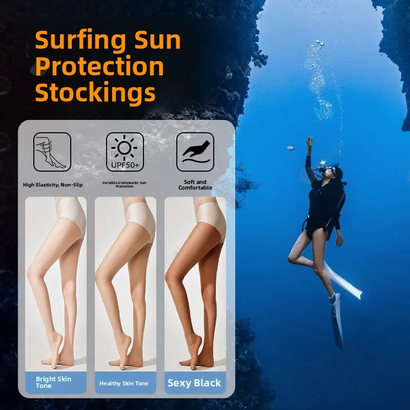 

Женские легкие дышащие быстросохнущие носки для дайвинга и серфинга (нижняя часть костюма, бикини, колготки)