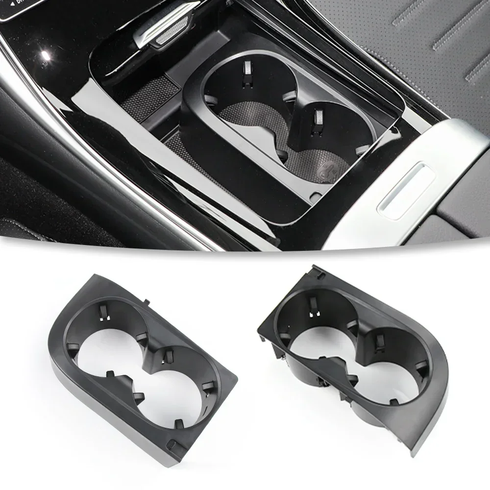 Car Front Center Console Water Cup Holder Insert Frame Drinks Holder For Mercedes-Benz W206 C class 2021 2022 2023 2024