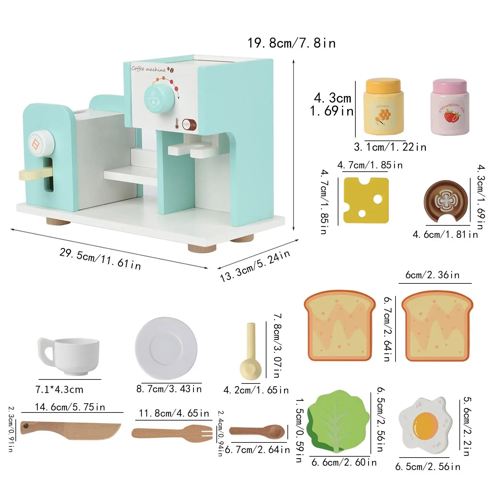 Kinder-Kaffeemaschine, Spielset, bequeme Handwerkskunst, zum Lernen ab 3 Jahren