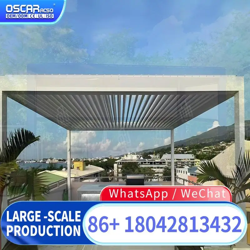Aluminium Pergola Gazebo Outdoor Roof 6X4 for Garden Patio Backyard pergola