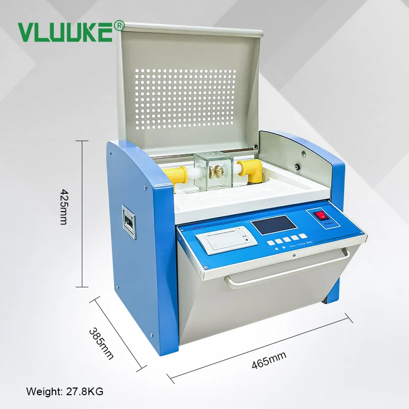 Vluuke LNJY-80A testador de resistência dielétrica de óleo isolante automático testador digital portátil de alta precisão para sistemas de energia