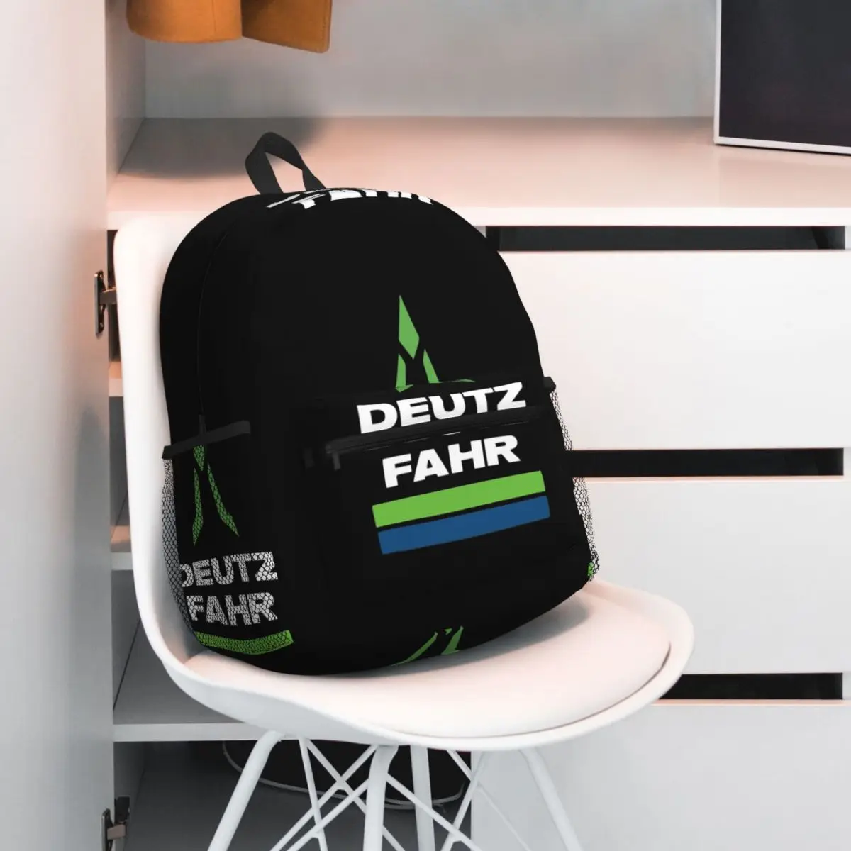 Deutz Fahr Logo Merchandise Essential Backpack Daypack Large Capacity Boys Girls BookBag School Bag Shoulder Bags for Men Women