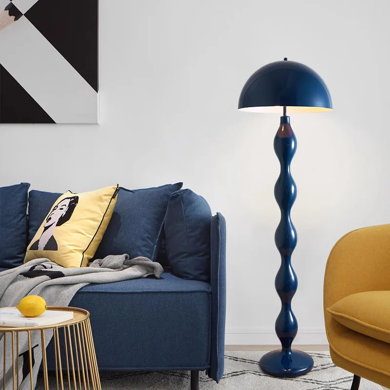 Nordic Creative Colorful Mushroom LED Floor Lamp Living Room Sofa Bedroom Bedhead Hotel Designer Light Home Lighting Decor