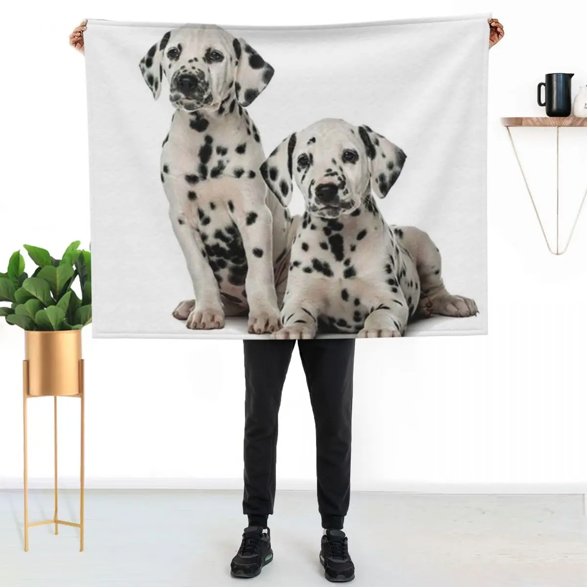 Dalmatian Puppies - 101 Dogs Throw Blanket Beautifuls Designers anime Soft Beds Decorative Sofas Summer Blankets