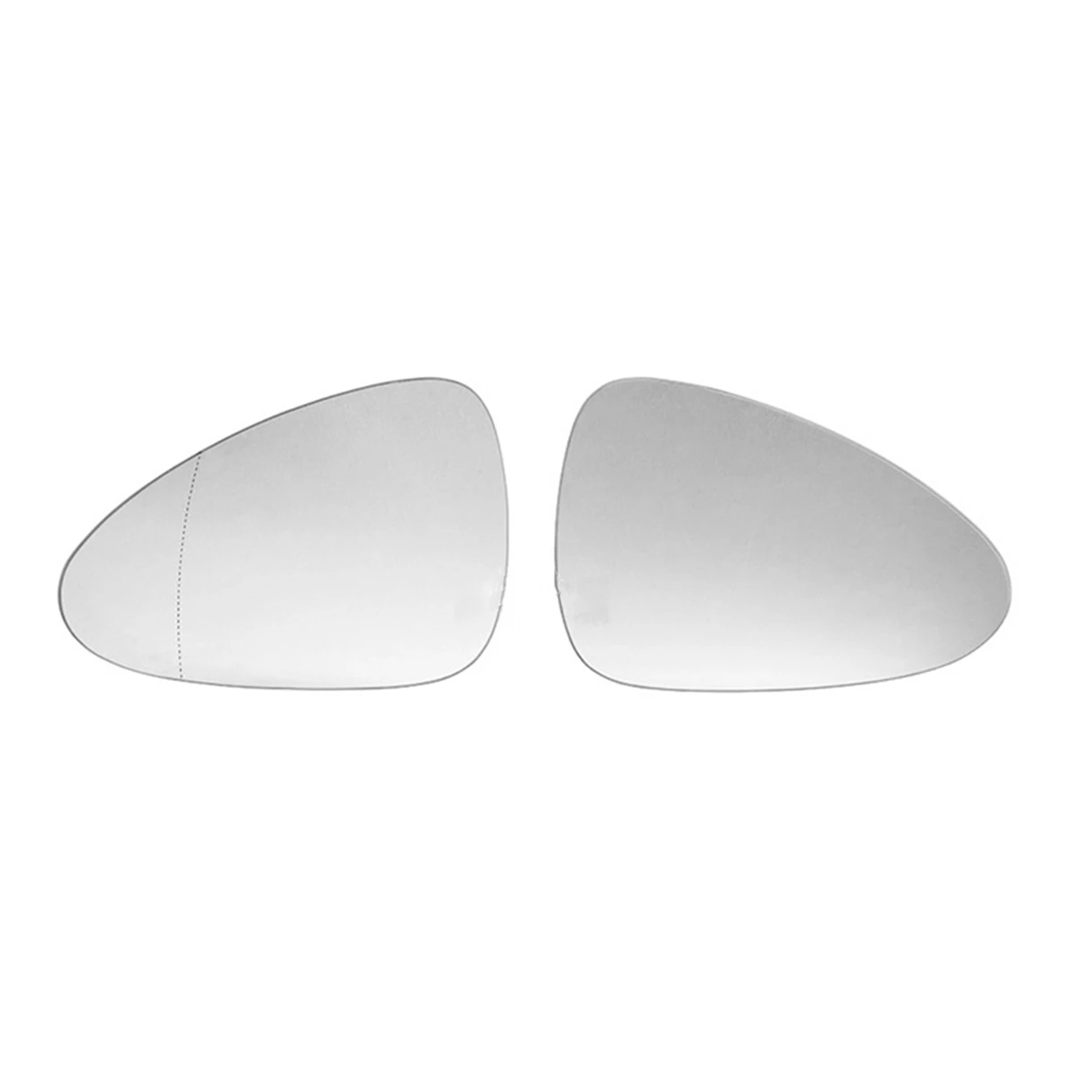 

2Pcs Door Wing Side Mirror Glass Heated with Backing Plate for -Porsche Panamera 2010-2016 97073103505 97073103809