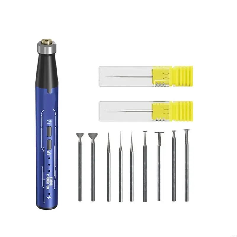 

Compactly Screw Extraction Drill Set For Phone Repairs Ergonomic Design AntiWear 0XXB