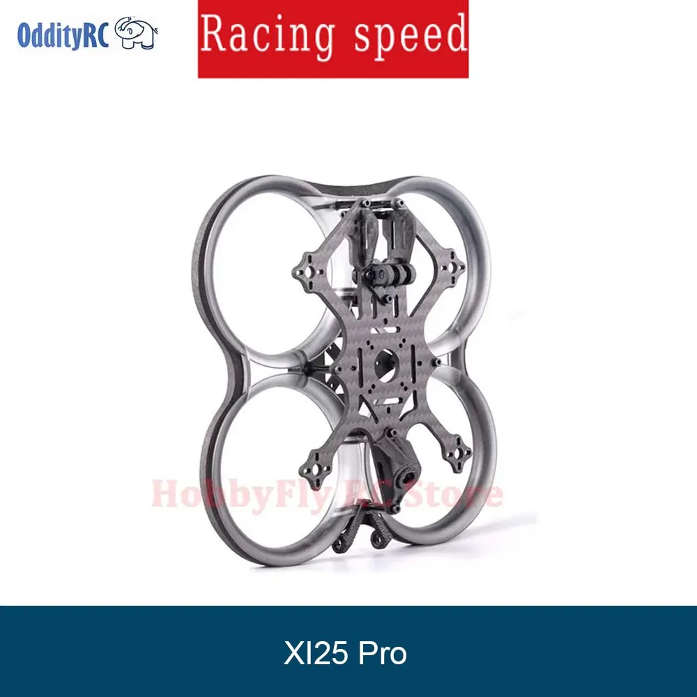 

OddityRC XI25 Pro 2,5-дюймовая перевернутая стойка, рама 112 мм, колесная база, разнообразные монтажные отверстия, совместимый с двигателем 1105-1606 для радиоуправляемого дрона