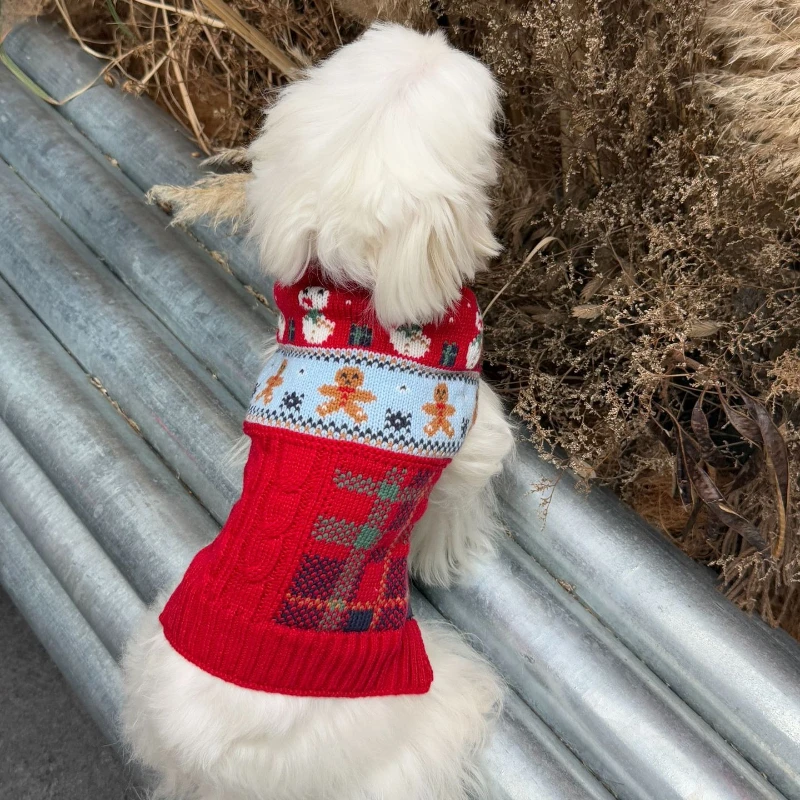 Christmas Snowman Dog Sweater 2