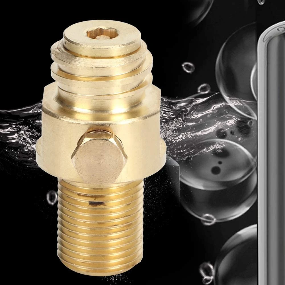 * Convertidor adaptador de recarga de CO2 de válvula de cilindro de Soda A89Z M18X1.5, adaptador de recarga de cilindro de botellas de Soda para tanques Sodastream