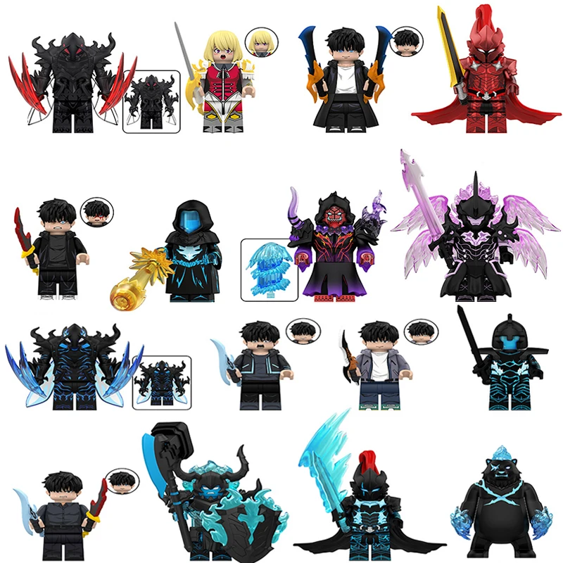 

Hot toys;Solo Leveling Cheng Xiaoyu blocks Mini Action Figure Accessories Halloween Christmas Gifts for Kids Building Blocks