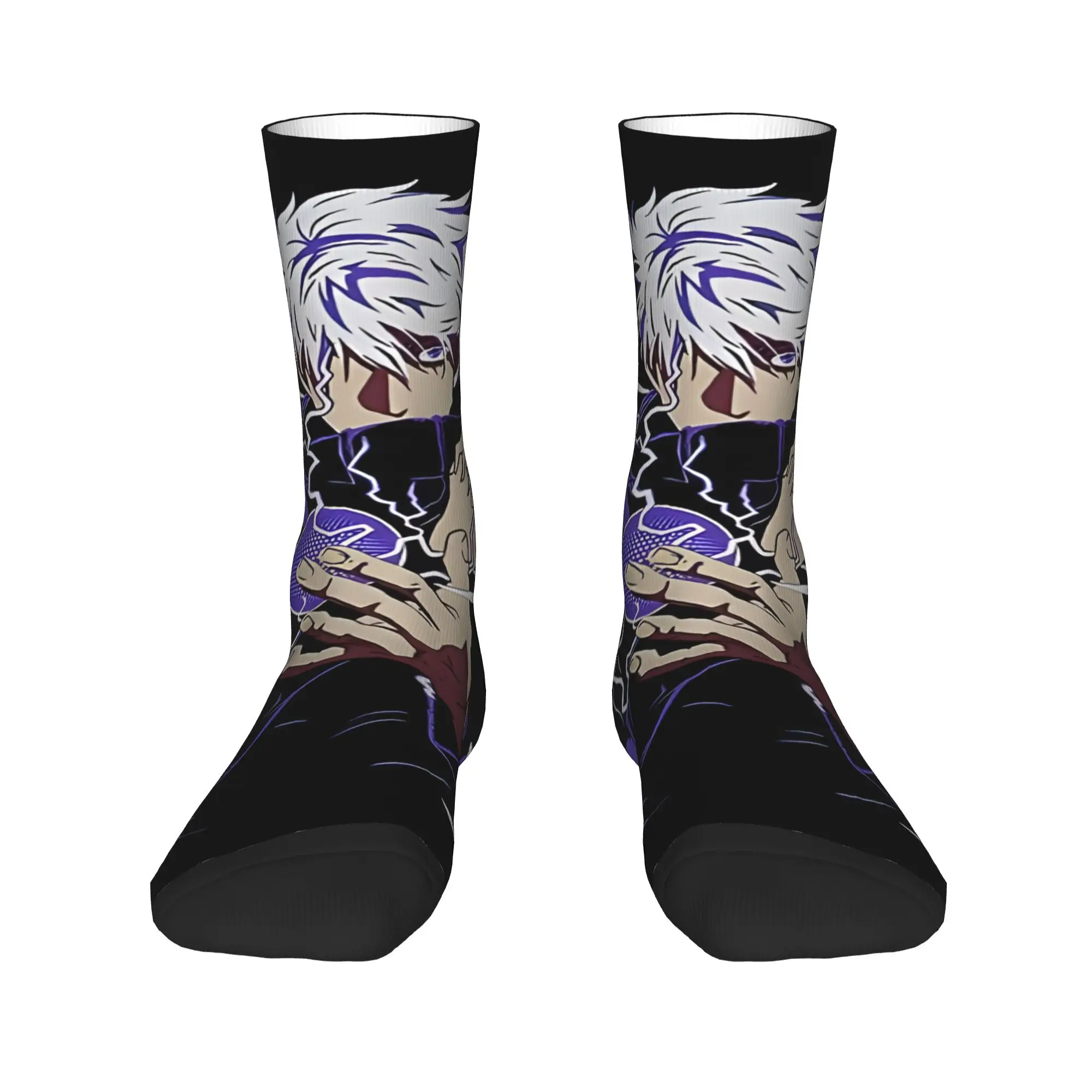 Funny Sock Bandai Jujutsu Kaisen The Strongest Gojo  Vintage Quality Pattern Printed Men Crew Socks Casual Men's Socks