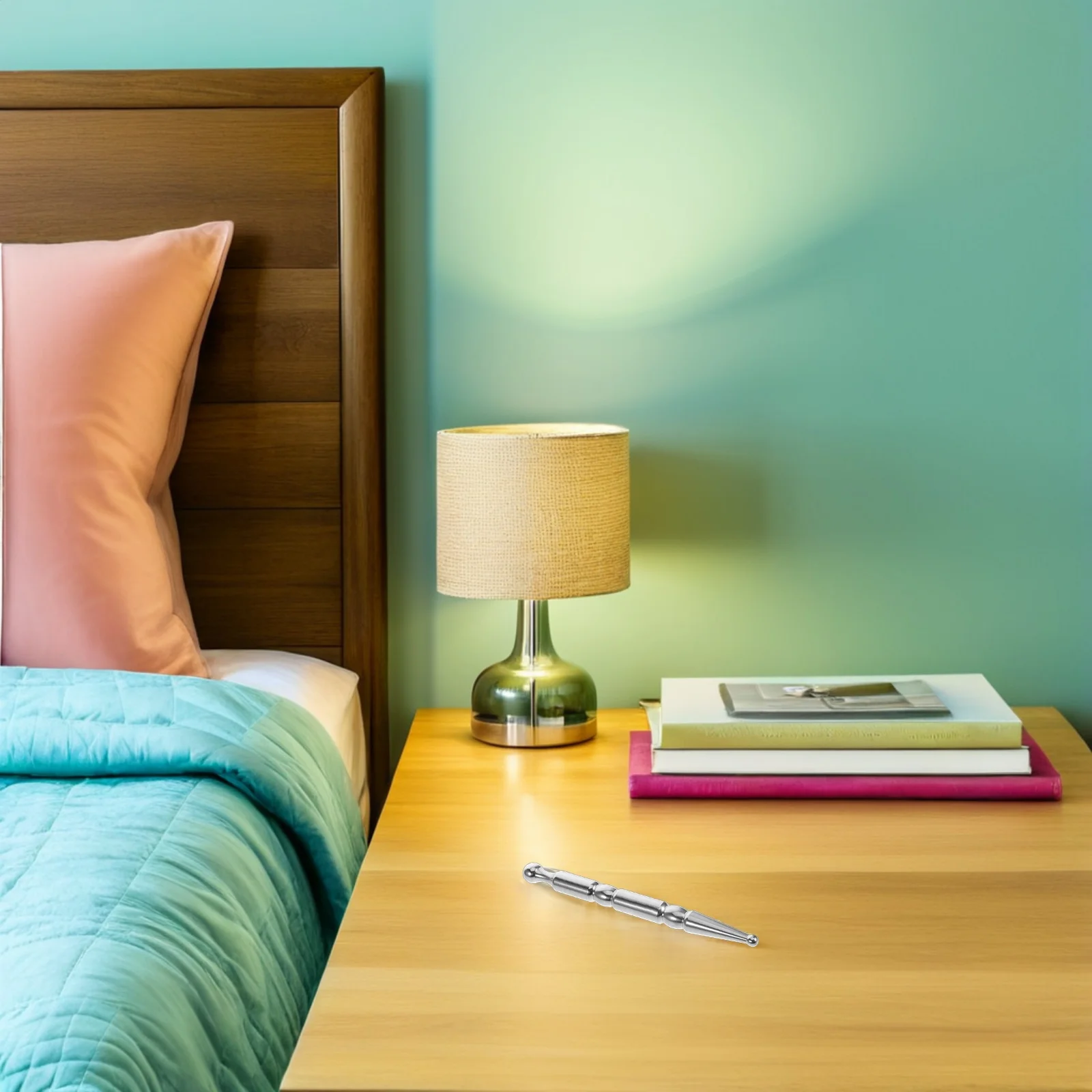 

2pcs Stainless Steel Massage Stick Ergonomic Acupressure Pen For Deep Tissue Trigger Point Relief Full Body Facial Guasha Tool