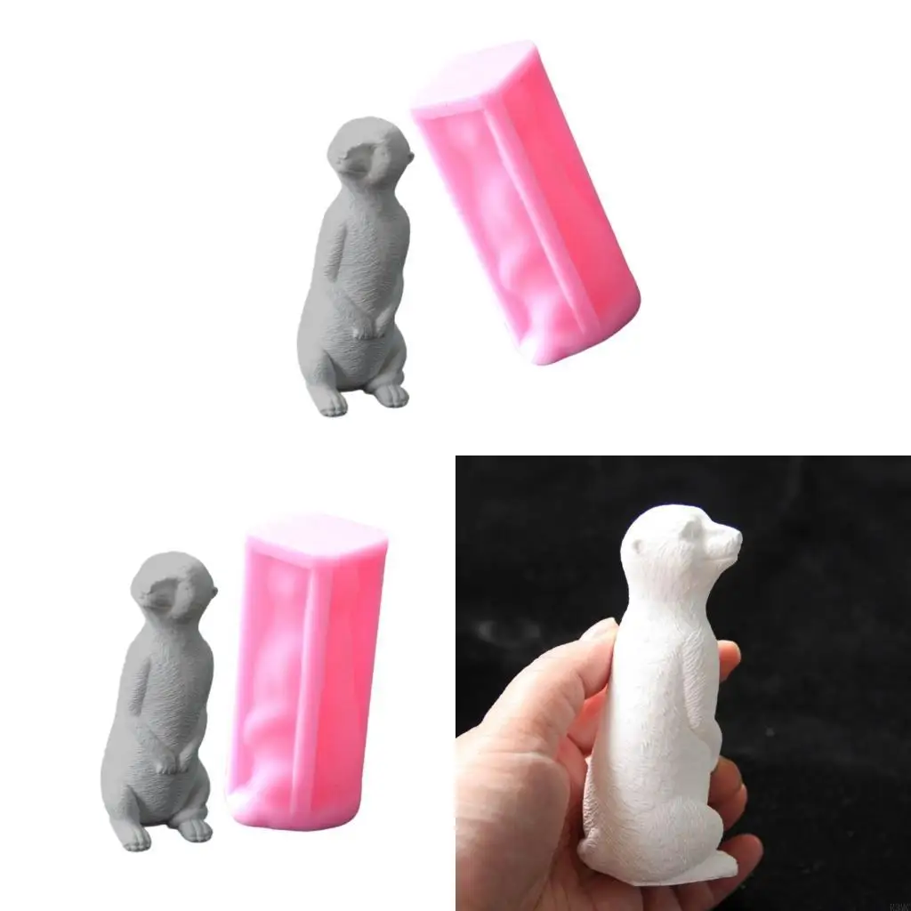 

R3MC Силиконовые сурикаты плесень для проектов DIY Проекты с высокой температурой