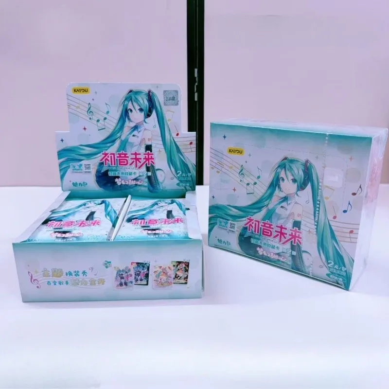 

Genuine Hatsune Miku kawaii anime peripheral Miku collection card charm pack 2nd cute cartoon dream sweetheart card pack gift