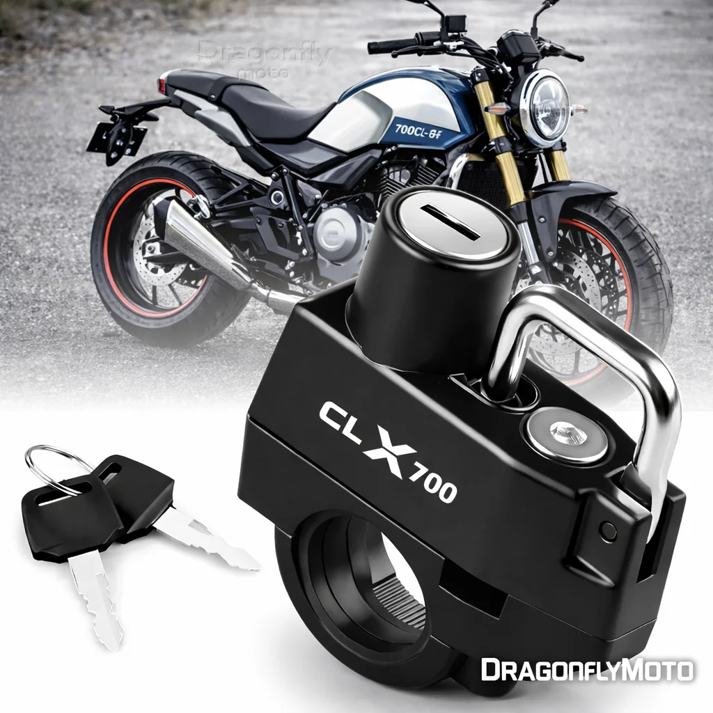 Motorcycle Helmet Lock For CFMOTO CLX700 700CLX 700 CLX Sport Heritage 2021-2026 Anti-theft Locker Helmet Lock Locking Device