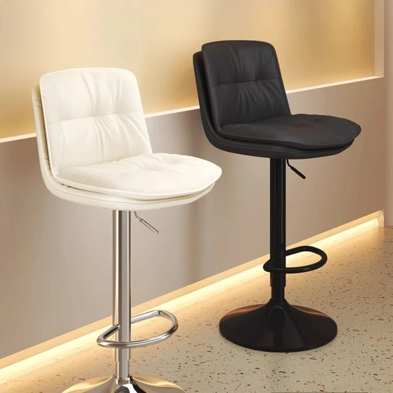 

Elevating Footstool, Modern Minimalist Rotating Bar Stool, Cash Register, Thick Backrest Chair, Front Desk, Commercial Bar Chair