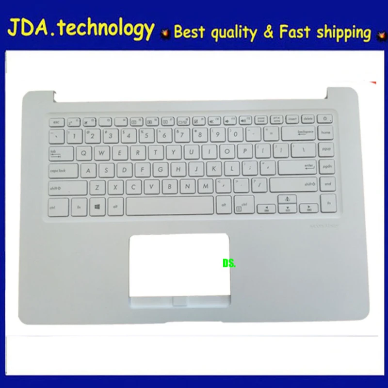 

MEIARROW New/org for ASUS Pro15 S15 A510 S5100UF U5100UQ F510UQ X510UR palmrest US keyboard upper cover,White