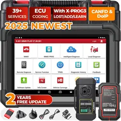 LAUNCH X431 IMMO Plus X-PROG 3 Key Programming All System Car Diagnostic Tools Anti-Theft Programming 38 Reset EUC Coding CAN FD