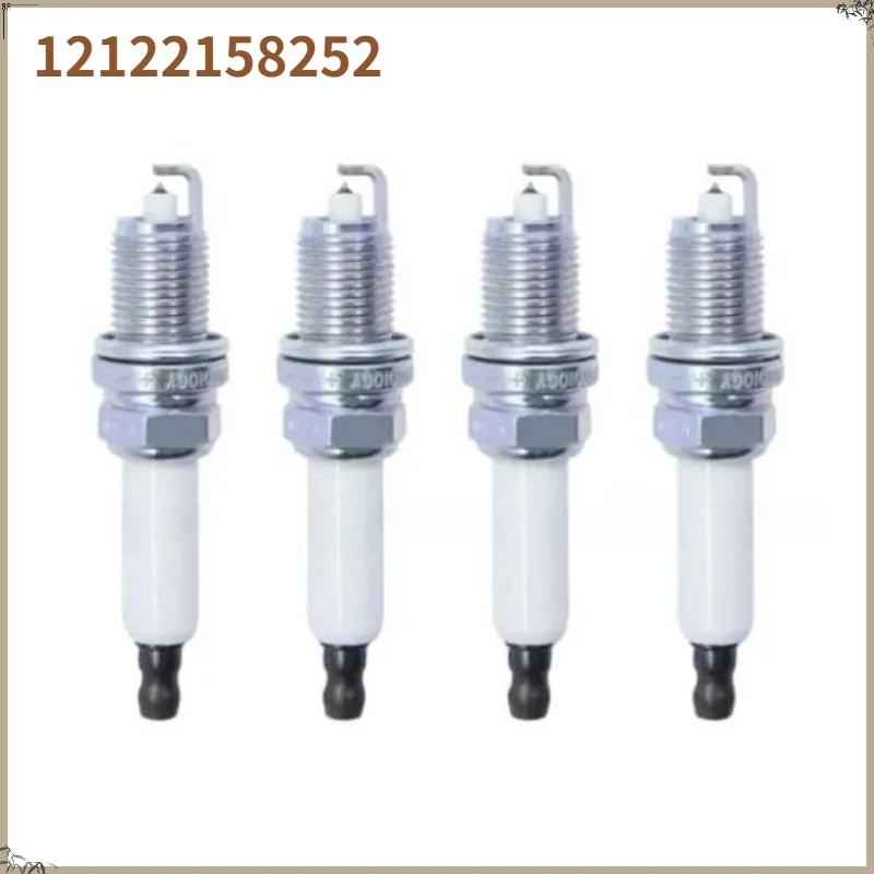 12122158252 FR7KPP332  4pcs Iridium Spark Plug for BMW 5 6 Series E60 E63 E64 X5 E70 550i 650i 4.8i N62B48B Car Ignition Candle
