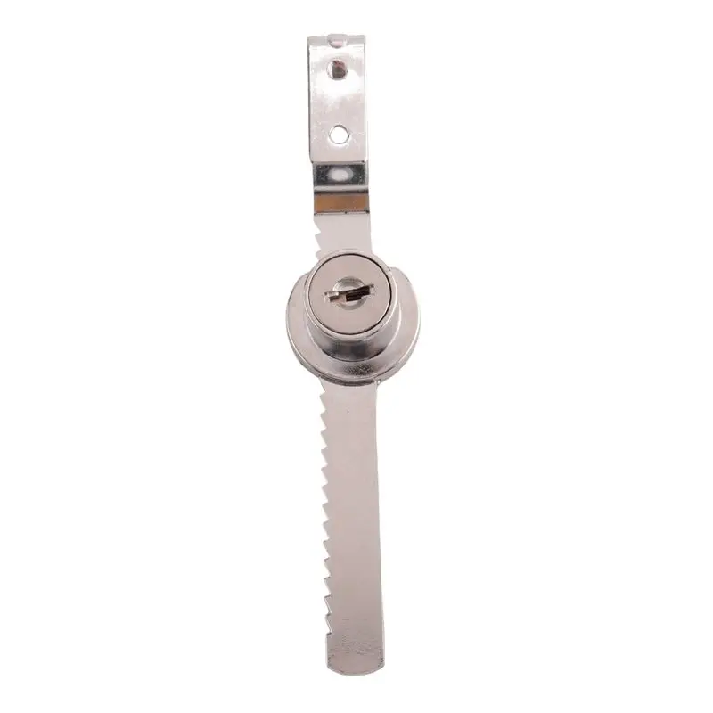 DT17 4X Sliding Glass Door Ratchet Lock Security Display Case Lock with 2 Keys for Cabinet Retail Protection