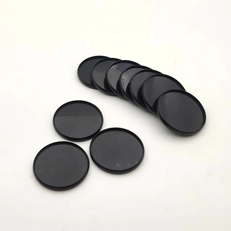 Oversized Black Binding Discs 53mm Loose-leaf Binding Buttons Plastic Ring Disc Notebook Mushroom Hole Discs Binder Buckle