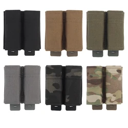 TACGEAR  FAST 9mm .40 .45ACP Double Magazine Pouch Mag Carrier Holder Compatible with Molle Belts Plate Carriers Vest