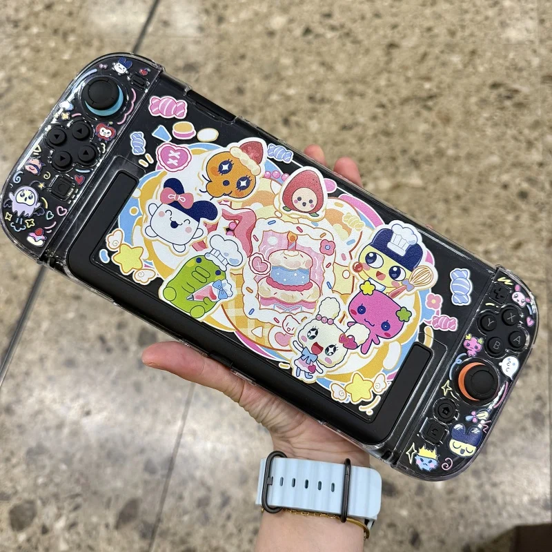 

Original Switcholed Protective Shell Customized Tamagotchi Cartoon Pattern Switch2 Hard Shell Ns Protective Shell Anime Peripher